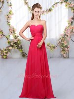 Fuchsia Simple Flowing Chiffon Prom 2019 Long Dama Dress Customized