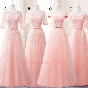 Most Popular Color Blush Series Bridesmaids Group Cheap Unit Price