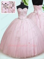 Nifty Baby Pink Girls Most Chose Color Sweet 16 Quinceanera Ball Gown Underskirt