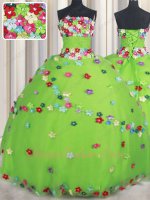 Colorful Floret T-Stage Quinceanera Ball Gown Spring Green The Flower Child Lunlun