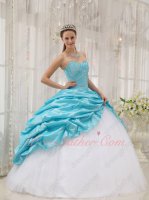 Flat Pure White Mesh Skirt Open Taffeta Bubble Overlay Allure Ball Gown 16