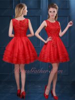 Scarlet Lightness Mini Tulle Skirt With Lace Uppper Part Cheap