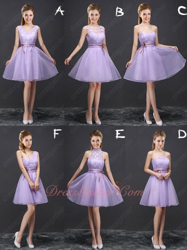 Lovely Lilac Bridesmaid Series Dresses Several Pieces Wholesale Price